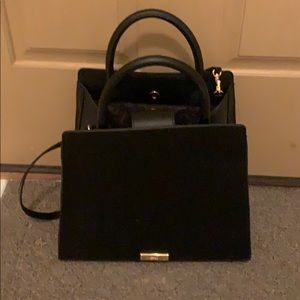 Large black Zac Posen satchel